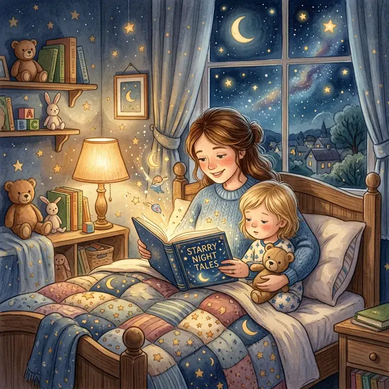 Limiting Toddler Screen Time: How Bedtime Stories Ease Sleep Transitions